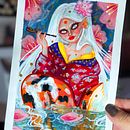 Meu projeto do curso: Introdução à tinta guache: viagem cromática ao Japão. Un proyecto de Ilustración tradicional, Bellas Artes, Pintura y Pintura gouache de Paola Felintro da Silva - 17.07.2024