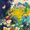 Mon projet de cours : Croquis avec des peintures dans un parc en utilisant la technique de la gouache. Un projet de Illustration traditionnelle, Esquisse , Dessin, Illustration architecturale, Carnet de croquis , et Peinture gouache de ikostukevich_irina88 - 17.07.2024