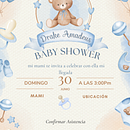 Invitacion baby shower. Traditional illustration, Events, and Multimedia project by Angie Diaz - 07.17.2024