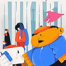 My project for course: Character Exploration for Expressive Illustration - Turkey, Ankara. Un proyecto de Ilustración tradicional, Diseño de personajes, Dibujo e Ilustración digital de Kevser Safiye Aydoğan - 18.07.2024