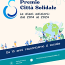 Premio Città Solidale - Raccolta delle nove edizioni. Un proyecto de Diseño, Diseño editorial, Diseño gráfico y Tipografía de Silvia Baraldo - 01.01.2024