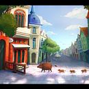 My project for course: Cinematic Digital Illustration with Photoshop. Un proyecto de Ilustración tradicional, Ilustración digital y Concept Art de Milena Kolesniak - 20.07.2024