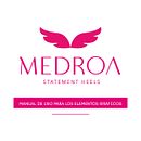 Manual de elementos complementarios Medroa Heels. Vector Illustration, Br, ing & Identit project by Gian Carlos Ramirez - 08.23.2023