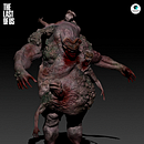 3D concept of an infected from the game The Last of Us. Un projet de Design , Conception de personnages , et Modélisation 3D de Hugo Ruano Martinez - 21.07.2024