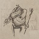 Meu projeto do curso: Pintura acrílica de fantasia. Un projet de Conception de personnages, Peinture, Peinture acr , et lique de Igum D'jorge - 21.07.2024