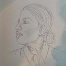 My project for course: Portrait Sketchbooking: Explore the Human Face. Esboçado, Desenho, Desenho de retrato, Desenho artístico, e Sketchbook projeto de maylatorre_griffith - 19.07.2024