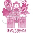 Cartel Feria y Fiestas Toledo 2024 (PROPUESTA). Design, Graphic Design, Poster Design, Vector Illustration, Digital Illustration, and Events project by Jose María Aguado - 07.05.2024