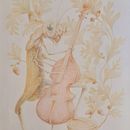 Mijn project van de cursus: Surrealistisch illustreren met de natuur als inspiratie. Projekt z dziedziny Trad, c, jna ilustracja, R, sunek ołówkiem,  R, sunek,  R, sunek art, st, czn, Ilustracja naturalist, czna, R i sowanie kredkami użytkownika barbara_en_kurt - 23.07.2024