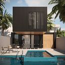 Slim house. Interior Design, 3D & Interior Architecture project by Estéfanas Domingos - 08.24.2023