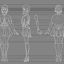 magical girl. Design de personagens projeto de Aldo Alexander Beteta Tirado - 24.07.2024