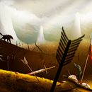 después de la batalla. Projekt z dziedziny Ilustracja c, frowa, Concept art, Malarstwo c, frowe i Teoria barw użytkownika gere - 03.10.2022