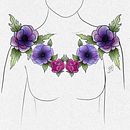 My project for course: Botanical Tattoo Design with Procreate. Un proyecto de Ilustración tradicional, Ilustración digital, Diseño de tatuajes e Ilustración botánica de Nadiia Fedorets - 24.07.2024