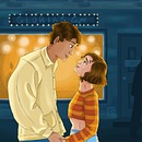 Just two people. Traditional illustration, Character Design, Digital Illustration, Concept Art, Digital Drawing, Narrative, and Color Theor project by Lucia Hernández - 07.24.2024