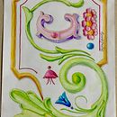 Meu projeto do curso: Filetagem portenha: ilustração e ornamentação de cartazes. Projekt z dziedziny T, pografia,  Projektowanie plakatów,  Pismo dekorac i jne użytkownika Cecília Araújo - 27.07.2024