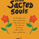 Sacred Souls Event Poster. Design, Design gráfico, Tipografia, Lettering, Ilustração vetorial, Criatividade, Design de cartaz, e Design digital projeto de Jelle Hoksbergen - 27.07.2024