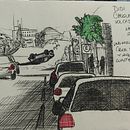Mi proyecto del curso: Diario ilustrado: llena tu sketchbook de vivencias. Un projet de Illustration traditionnelle, Esquisse , Dessin, Carnet de croquis et Illustration à l'encre de Olena Cruz - 25.07.2024