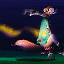 "Edgar y la buena estrella". Traditional illustration, Drawing, Digital Illustration, Children's Illustration, and Picturebook project by Maria Paniagua - 07.28.2024
