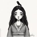 Ilustración digital con Procreate en blanco y negro Ein Projekt aus dem Bereich Digitale Illustration von Laura Ruiz - 28.07.2024