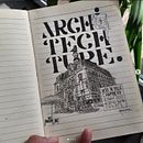 ARCHITECTURE . Ilustrasi tradisional proyek oleh Maxime Brunet Manquat - 07.28.2024