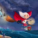 My project for course: Children’s Illustration with Procreate: Paint Magical Scenes . Ilustrație digitală, Ilustrație pentru copii, Pictură digitală și Carte ilustrată de Aslı Toy - 07.29.2024