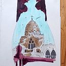 My project for course: Expressive Architectural Sketching with Colored Markers. Un projet de Esquisse , Dessin, Illustration architecturale, Carnet de croquis et Illustration à l'encre de Mostafa Ahmed - 30.07.2024