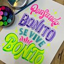 Mi proyecto del curso: Lettering en acuarela a todo color. Lettering, Watercolor Painting, H, and Lettering project by Isabel Quiroga Castro - 07.31.2024