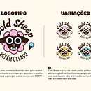Cold Sheep Sorveteria. Design, Br, ing & Identit project by Gabriela Abreu - 08.01.2024