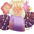 Mon projet du cours : Portrait de personnages de cartoon avec Procreate. Design de personagens, Ilustração digital, Desenho digital, e Pintura digital projeto de Neila Kt - 31.07.2024
