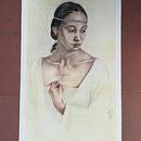 Mi proyecto del curso: Dibujo de retrato clásico: el método del Renacimiento. Fine Arts, Sketching, Drawing, Portrait Drawing, Realistic Drawing, and Artistic Drawing project by Galalaliendres - 08.02.2024