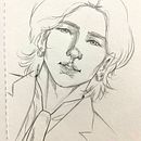 My project for course: Portrait Sketchbooking: Explore the Human Face. Un progetto di Bozzetti, Disegno, Disegno di ritratti, Disegno artistico e Sketchbook di Aya Abdelhamid - 02.08.2024