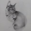 Mi proyecto del curso: Dibujo expresivo con carboncillo. Un projet de Beaux Arts, Dessin, Dessin de portrait et Illustration naturaliste de Faby San - 04.08.2024