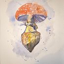 Mein Abschlussprojekt für den Kurs: Illustration natürlicher Elemente mit Aquarell . % Silke Schmitt tarafından hazırlanan Geleneksel illüstras, on, Sulubo, a Resim, Doğalcı İllüstras, Ve on projesi - 08.04.2024