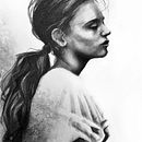 My project for course: Artistic Charcoal Portraiture: Creating Atmosphere. Un proyecto de Ilustración tradicional, Bellas Artes, Dibujo, Dibujo de Retrato, Dibujo realista y Dibujo artístico de michele_marti - 05.08.2024