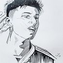 Mi proyecto del curso: Introducción al retrato con tinta china y plumilla. Traditional illustration, Fine Arts, Pencil Drawing, Portrait Drawing & Ink Illustration project by Nicolas Stockar Rodriguez - 08.04.2024