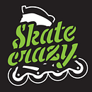 Skate Crazy logo Ein Projekt aus dem Bereich Traditionelle Illustration, Lettering, Digitale Illustration, Digitales Lettering, H und Lettering von joe_592902 - 01.06.2012
