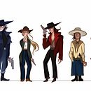 My project for course: Captivating and Dynamic Character Creation. Un proyecto de Ilustración tradicional, Diseño de personajes, Ilustración digital y Dibujo digital de Frédérique R-R - 03.08.2024