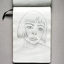 Mi proyecto del curso: Sketchbook de retrato: explora el rostro humano. Esboçado, Desenho, Desenho de retrato, Desenho artístico, e Sketchbook projeto de Nagore Del Pozo - 06.08.2024