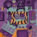 My project for course: Flat Digital Illustration with Vibrant Colors . Drawing, Digital Illustration, and Digital Drawing project by Stella Georgaki - 08.01.2024