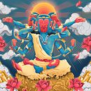 Mi proyecto del curso: Ilustración geométrica con volumen SAN SARU. Un projet de Illustration traditionnelle, Conception de personnages et Illustration numérique de Javier Wr - 07.08.2024