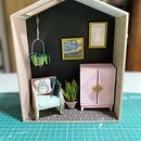 Mi proyecto del curso: Creación de casas en miniatura y mobiliario desde cero . Seni, Kerajinan, Desain Mainan, Dan DIY proyek oleh Fer García - 08.07.2024