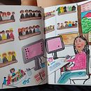 Mi proyecto del curso: Sketchbook para explorar tu estilo de dibujo. Een project van Traditionele illustratie,  Schetsen,  Creativiteit,  Tekening, Aquarelschilderen, Sketchbook y Schilderen met gouache van Desirée Lara - 08.08.2024