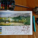 Carnet de voyage. Projekt z dziedziny Trad, c i jna ilustracja użytkownika france_arnoult - 09.08.2024