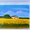 My project for course: Landscape Painting with Gouache for Beginners. Un proyecto de Bellas Artes, Pintura, Ilustración naturalista				 y Pintura gouache de aromrak - 07.08.2024