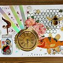 TIME. Traditional illustration, Collage, Paper Craft, and Sketchbook project by Paulina Salazar - 08.10.2024