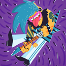 Guitar Player. Un projet de Illustration numérique de lucaslawliet13 - 14.08.2024