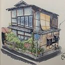 Mi proyecto del curso: Dibujo arquitectónico expresivo con marcadores de colores. Un proyecto de Bocetado, Dibujo, Ilustración arquitectónica, Sketchbook e Ilustración con tinta de Nerea Rubio Arranz - 11.07.2022
