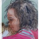 Mi proyecto del curso: Retratos en acuarela: captura la personalidad de tu modelo. Artes plásticas, Pintura, Pintura em aquarela, e Desenho de retrato projeto de Erika Medina - 13.08.2024