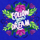 Mi proyecto del curso: Lettering digital: combina flores y letras con Procreate. Un projet de Lettering , et Lettering numérique de Mireya Monge - 16.08.2024