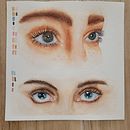 Mi proyecto del curso: Dibujos con acuarela: cómo pintar ojos expresivos. Un progetto di Belle arti, Pittura, Pittura ad acquerello e Disegno di ritratti di Tere Vera - 16.08.2024