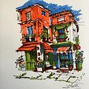 Meu projeto do curso: Desenho arquitetônico expressivo com marcadores coloridos. Un proyecto de Bocetado, Dibujo, Ilustración arquitectónica, Sketchbook e Ilustración con tinta de Marcos Josuá - 16.08.2024